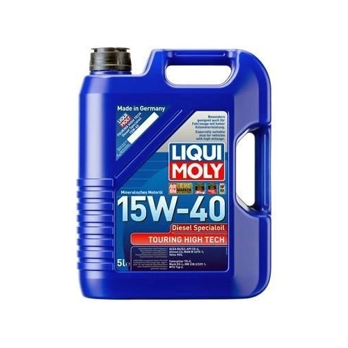 Liqui Moly 1073 Touring High Tech 15W-40 Diesel Motoröl 5-Liter - 1073 4 Liqui Moly 1073 Touring High Tech 15W-40 Diesel Motoröl 5-Liter - 1073 – Bild 2