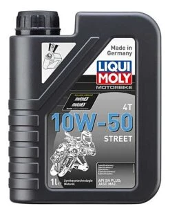 Liqui Moly Motoröl Motorenöl Motorrad Motorbike 4T 10W-50 Street 1L API SN PLUS JASO MA2