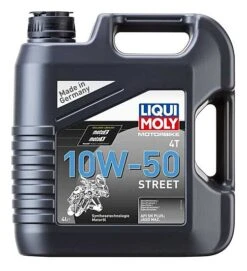 Liqui Moly Motoröl Motorenöl Motorrad Motorbike 4T 10W-50 Street 4 L API SN PLUS JASO MA2