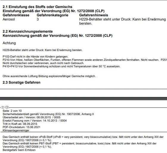 Liqui Moly Klimaanlagenreiniger Spray 250 Ml - Art.Nr. 4087 5 Liqui Moly Klimaanlagenreiniger Spray 250 Ml - Art.Nr. 4087 – Bild 3