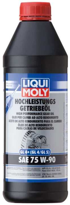 Liqui Moly Hochleistungs-Getriebeöl GL4+ SAE 75W-90 1 Liter - 4434 -Liqui Moly 4434 01